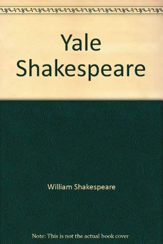 Beispielbild fr Yale Shakespeare zum Verkauf von HPB-Red