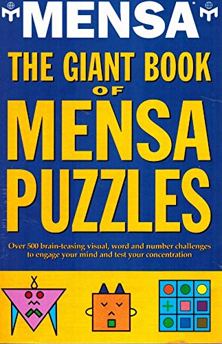 Stock image for The Giant Book of Mensa Puzzles for sale by HPB Inc.