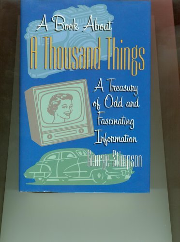 Beispielbild fr A Book About A Thousand Things zum Verkauf von Wonder Book
