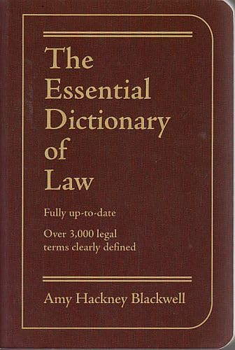 Stock image for The Essential Dictionary of Law for sale by Ergodebooks