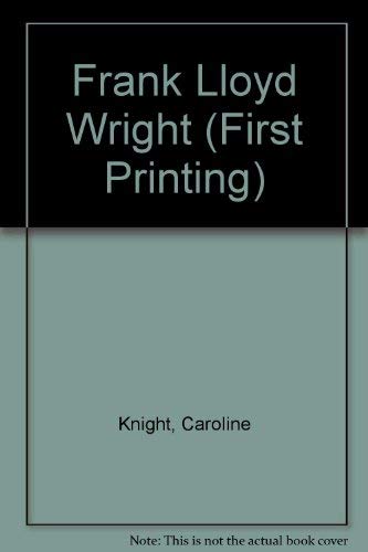 Beispielbild fr Frank Lloyd Wright zum Verkauf von SecondSale