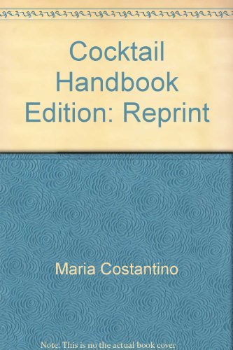 Beispielbild fr Cocktail Handbook zum Verkauf von Better World Books