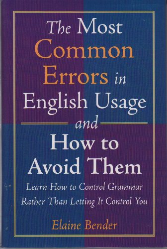 Stock image for The Most Common Errors in English Usage and How to Avoid Them for sale by BookEnds Bookstore & Curiosities