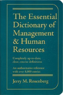 Beispielbild fr The Essential Dictionary of Management and Human Resources zum Verkauf von Better World Books