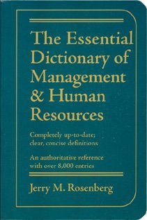 Stock image for The Essential Dictionary of Management&Human Resources for sale by HPB-Emerald