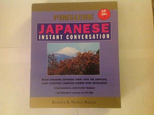 Imagen de archivo de Pimsleur Japanese Instant Conversation a la venta por SecondSale
