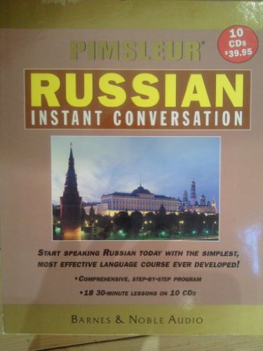 Imagen de archivo de Pimsleur Russian Instant Conversation (Pimsleur Language Program) a la venta por GoldBooks
