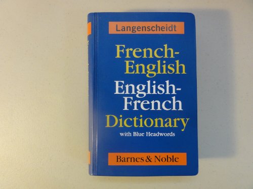9780760748435: French-English English-French Dictionary with Blue Headwords by Langenscheidt...