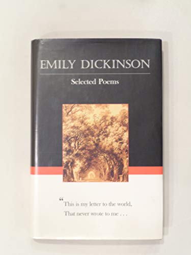 Beispielbild fr Emily Dickinson Selected Poems zum Verkauf von SecondSale