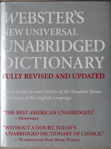 Stock image for Webster's New Universal Unabridged Dictionary: Fully Revised and Updated for sale by R Bookmark