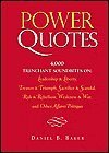 Stock image for Power Quotes for sale by Better World Books: West