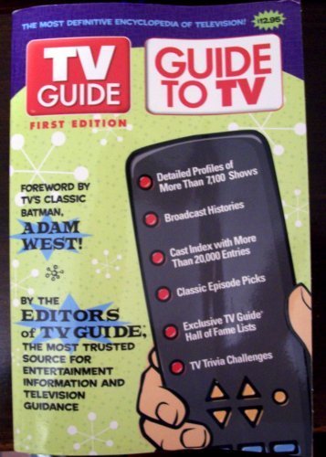 Beispielbild fr Tv Guide Guide to Tv zum Verkauf von Wonder Book