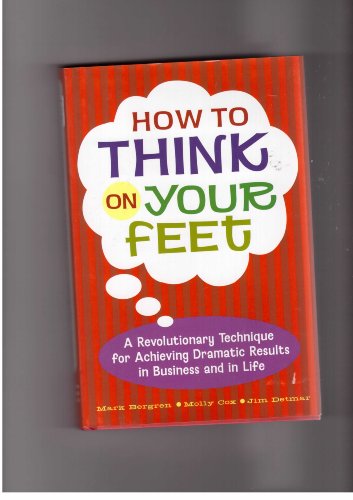 Imagen de archivo de How To Think On Your Feet a la venta por HPB-Diamond
