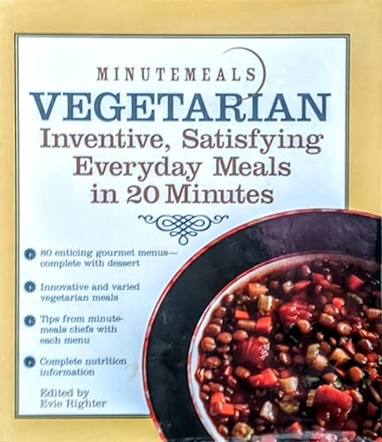 Beispielbild fr Minutemeals Vegetarian zum Verkauf von SecondSale