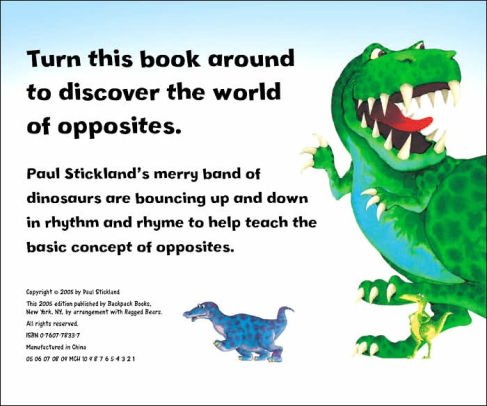 Beispielbild fr Dinosaur Opposites/ Dinosaur Shapes zum Verkauf von SecondSale