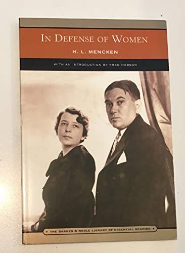 In Defense of Women Hl Mencken (With Introduction (9780760783399) by Mencken, Professor H L