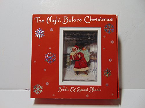 Imagen de archivo de The Night Before Christmas Book and Snow Block a la venta por HPB-Diamond