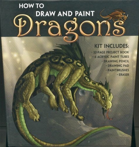 9780760796870: How to Draw and Paint Dragons Kit by J. "NeonDragon" Peffer (2006-05-03)