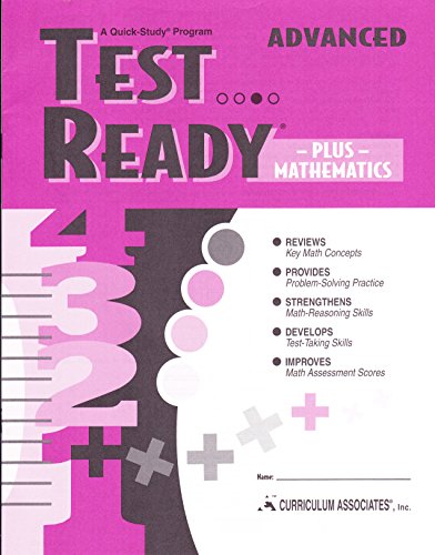 Stock image for Test Ready Plus Mathematics, Book Advanced for sale by The Media Foundation