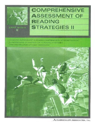 9780760935637: Comprehensive Assessment Of Reading Strategies II - CARS Series II E - Students Edition - 5th Grade by Deborah Adcock (2006-08-01)