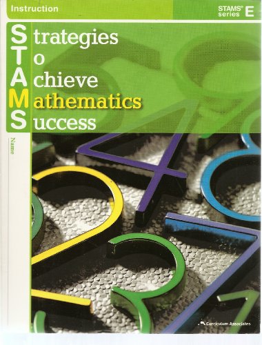 Stock image for Strategies to Achieve Mathematics Success Stams Series E for sale by ThriftBooks-Atlanta