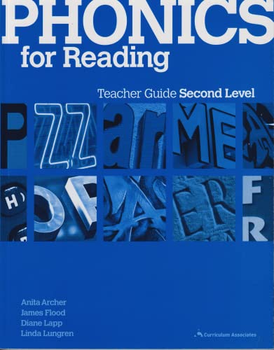 Beispielbild fr PHONICS for Reading (Teacher Guide Second Level) zum Verkauf von HPB-Diamond