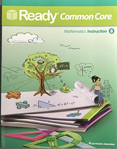 9780760986431: Ready Common Core 2014, Mathematics Instruction 8 by Curriculum Associates (2014-08-01)