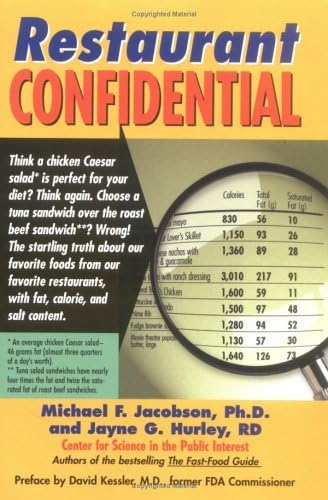 9780761100355: Restaurant Confidential: The Shocking Truth About What You're Really Eating When You're Eating Out