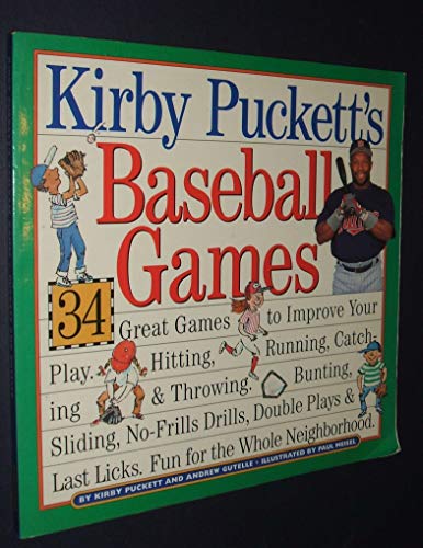 Imagen de archivo de Kirby Puckett's Baseball Games a la venta por Better World Books: West