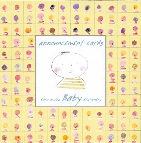 Sara Midda Baby Stationery/Announcement Cards (9780761116899) by Midda, Sara