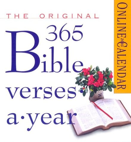 9780761130345: The original 365 Bible Verses a Year 2005 Calendar