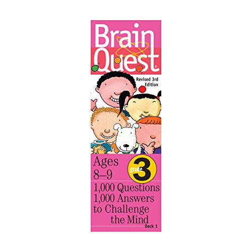 9780761137641: Brain Quest: Ages 8-9, Grade 3, 1,000 Questions, 1,000 Answers To Challenge The Mind