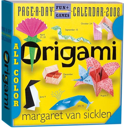 Beispielbild fr Origami Page A Day Calendar 2008 zum Verkauf von Louisville Book Net