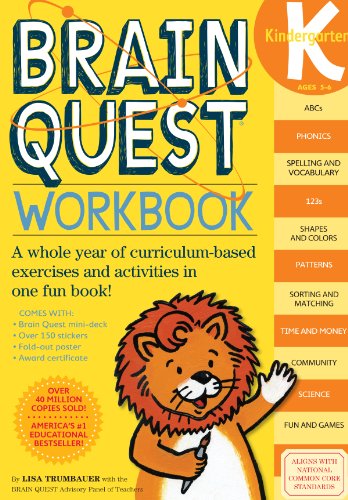 Imagen de archivo de Brain Quest Workbook: Kindergarten a la venta por SecondSale