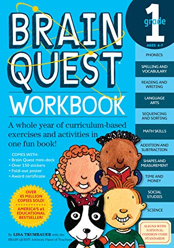 9780761149149: Brain Quest Workbook: Grade 1