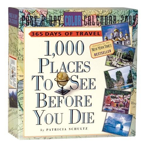 Stock image for 1,000 Places to See Before You Die Page-A-Day Calendar 2009 for sale by the good news resource