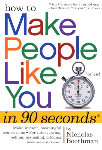 Stock image for How to Make People Like You in 90 Seconds or Less for sale by SecondSale