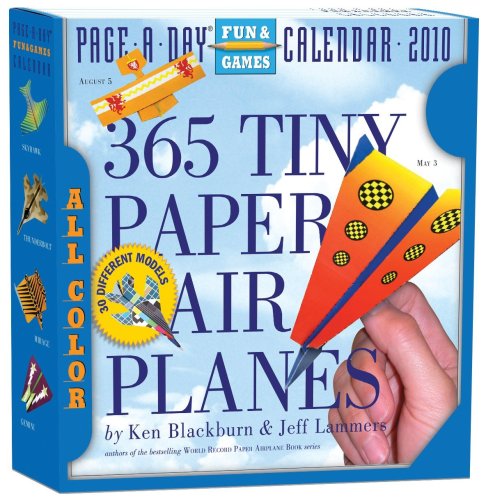 9780761152996: 365 Tiny Paper Airplanes Page-a-Day Calendar 2010