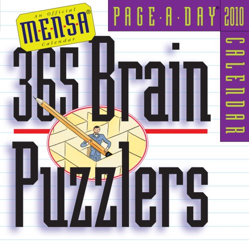 9780761153016: Mensa 365 Brain Puzzlers Page-A-Day Calendar (Page-A-Day Calendars)