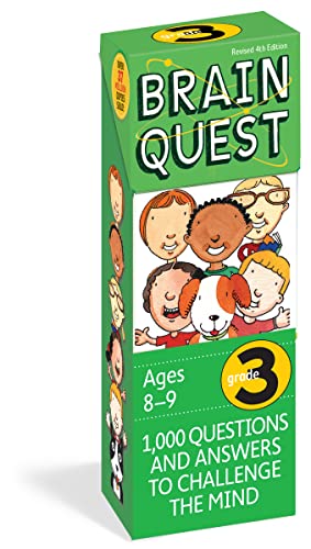 Beispielbild fr Brain Quest Grade 3, revised 4th edition: 1,000 Questions and Answers to Challenge the Mind (Brain Quest Decks) zum Verkauf von HPB Inc.