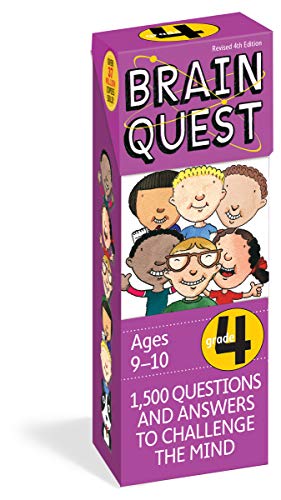 Beispielbild fr Brain Quest 4th Grade Q&A Cards: 1,500 Questions and Answers to Challenge the Mind. Curriculum-based! Teacher-approved! (Brain Quest Smart Cards) zum Verkauf von BooksRun
