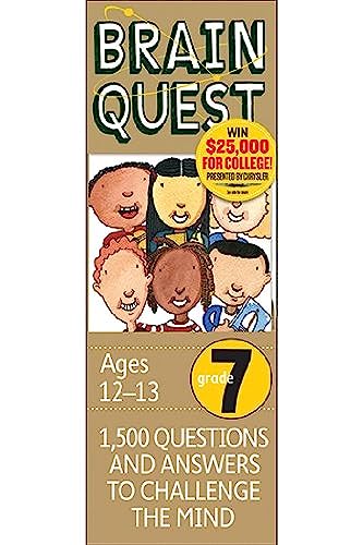 Stock image for Brain Quest Grade 7, revised 4th edition: 1,500 Questions and Answers to Challenge the Mind for sale by HPB-Diamond