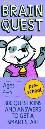 Stock image for Brain Quest Preschool, revised 4th edition: 300 Questions and Answers to Get a Smart Start for sale by HPB-Emerald