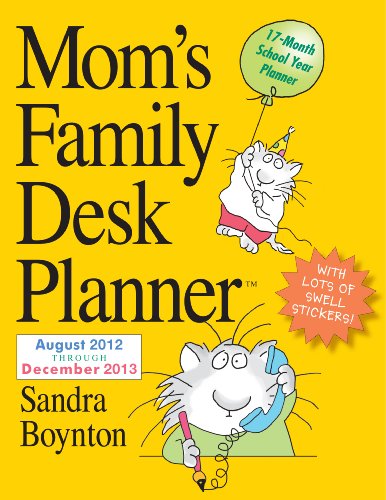 9780761166955: Mom's Family Desk Planner: 17 Month School Year Calendar, August 2012 Through December 2013