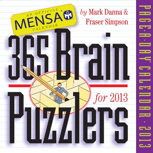 9780761167174: Mensa 365 Brain Puzzlers 2013 Page-A-Day Calendar