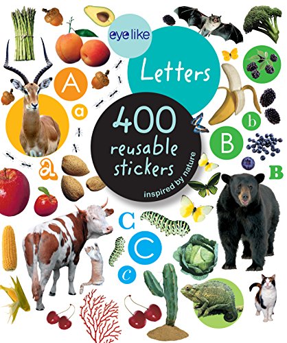 9780761171393: Eyelike Letters: 400 Reusable Stickers Inspired by Nature (Eyelike Stickers): 1