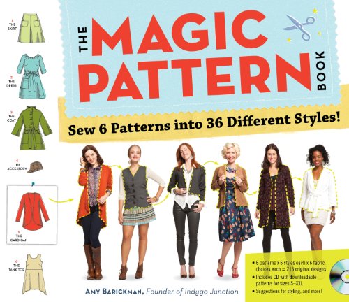 Beispielbild fr The Magic Pattern Book: Sew 6 Patterns into 36 Different Styles! zum Verkauf von Goodwill Books
