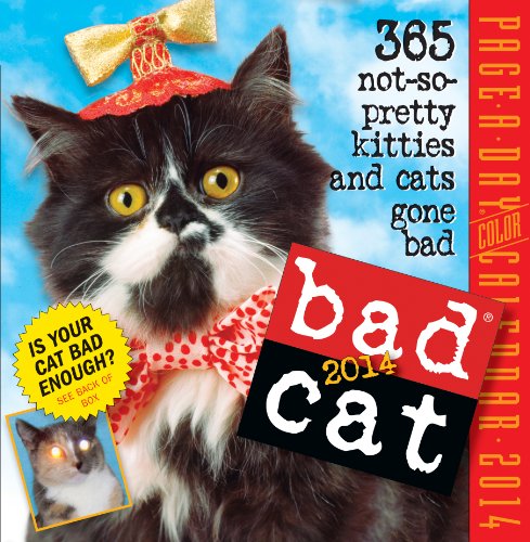 Imagen de archivo de Bad Cat 2014 Page-A-Day Calendar a la venta por Save With Sam