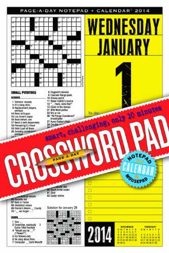 Crossword Page-a-Day Notepad and 2014 Calendar (9780761173984) by Piscop, Fred