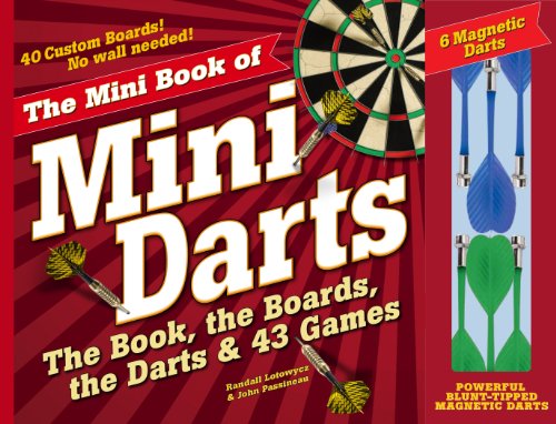 Stock image for The Mini Book of Mini Darts: The Book, the Boards, the Darts, and 43 Games [With Magnetics Darts and Gameboard] for sale by ThriftBooks-Dallas
